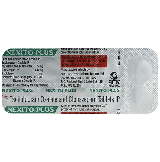 nexito plus tablet 10's